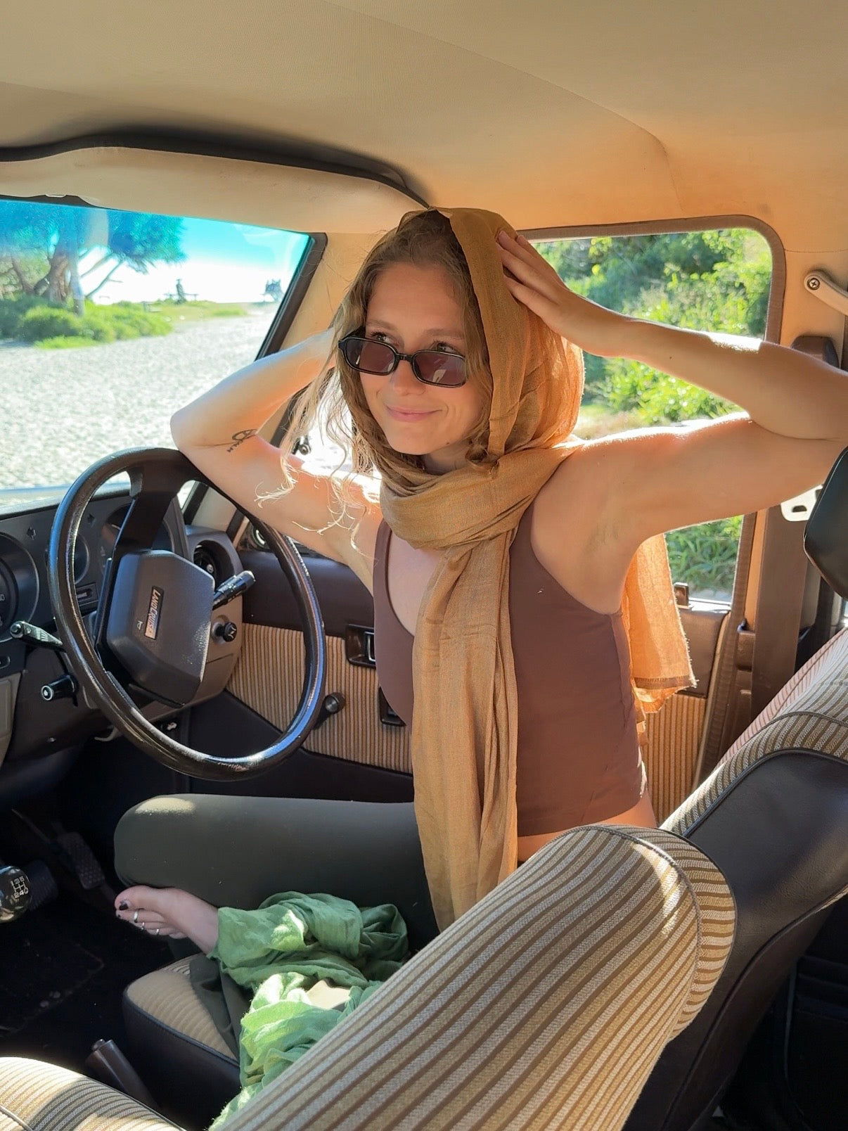 Long Scarf - Sandalwood