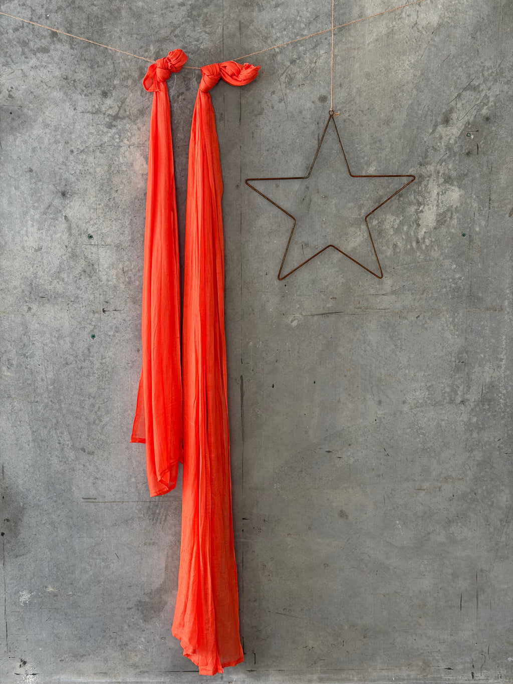 Short Scarf - Papaya