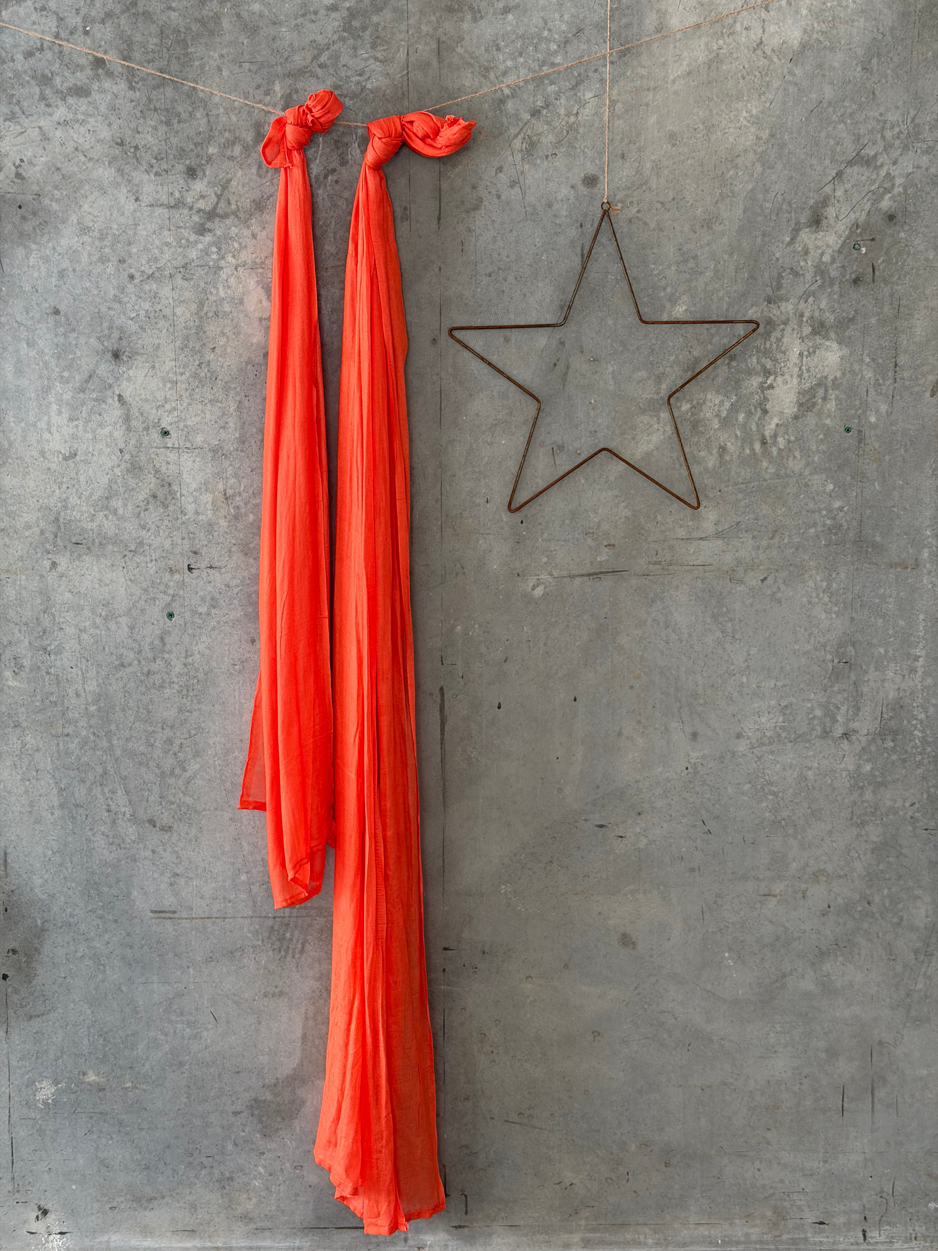 Short Scarf - Papaya