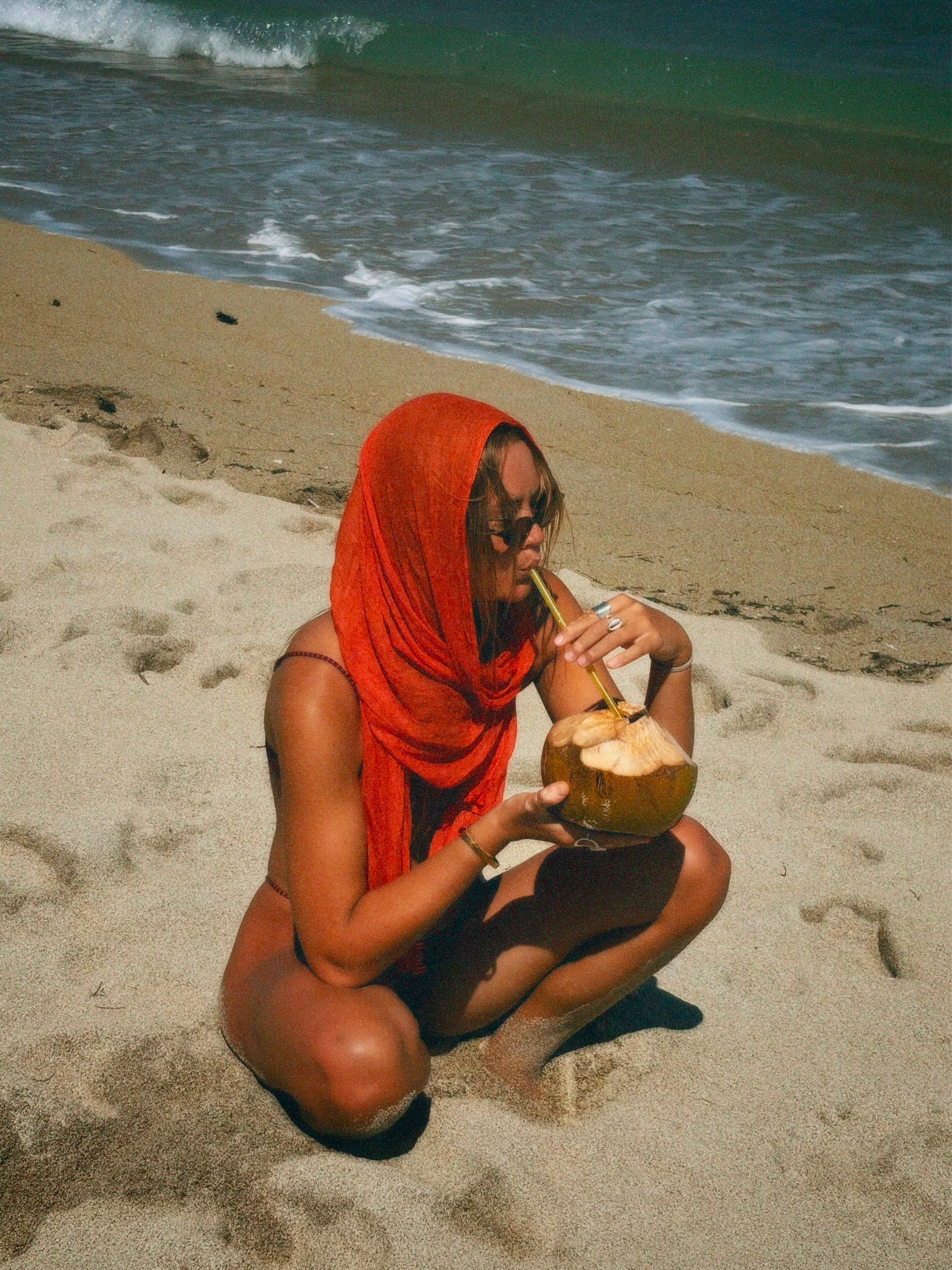 Long Scarf - Papaya