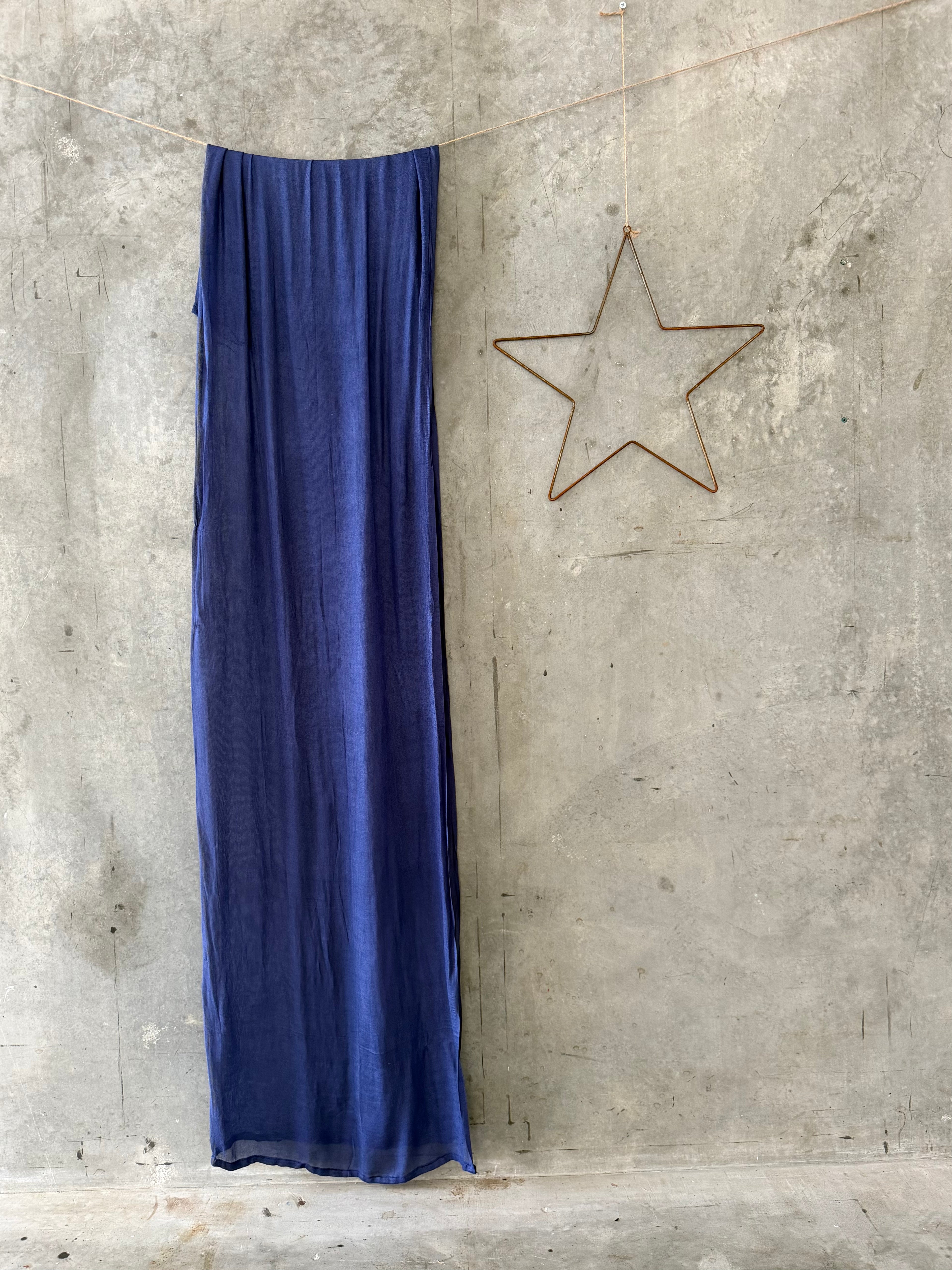 Long Scarf - Indigo