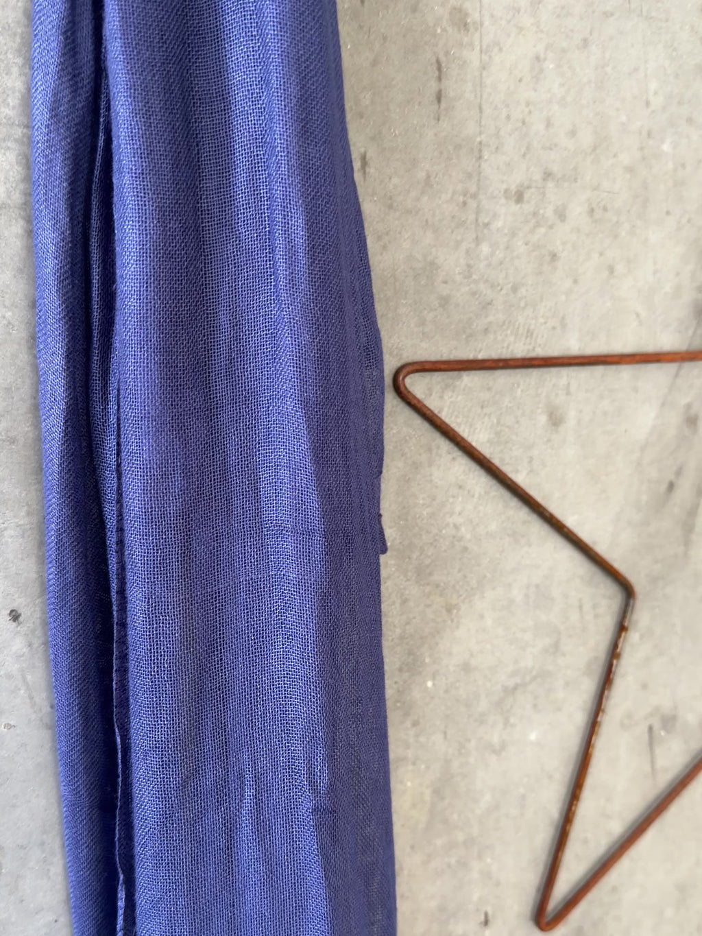 Long Scarf - Indigo