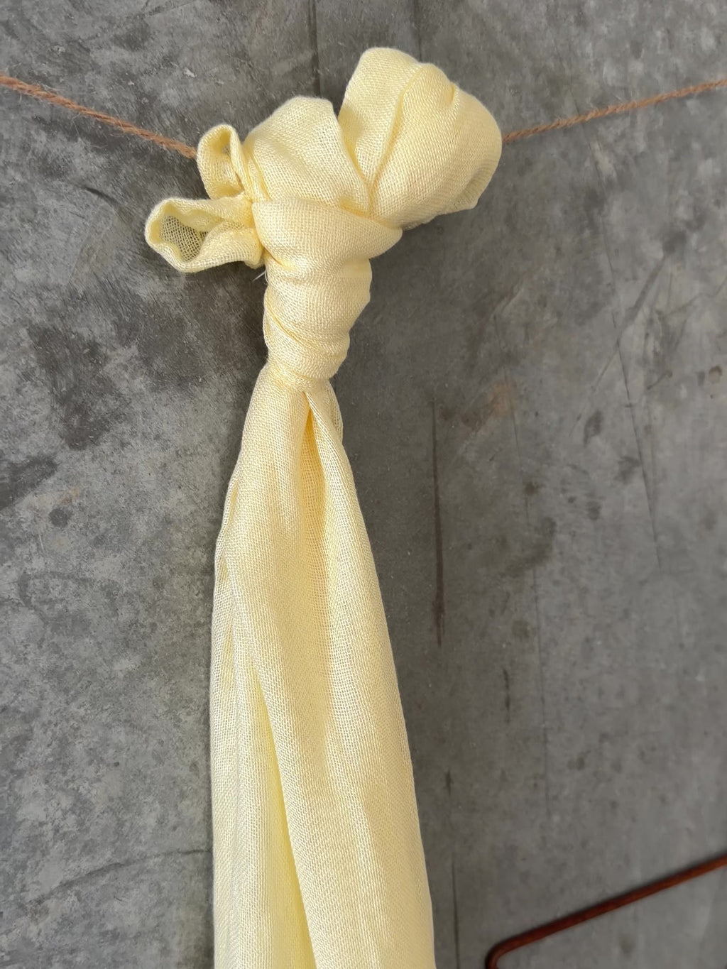 Long Scarf - Buttercream